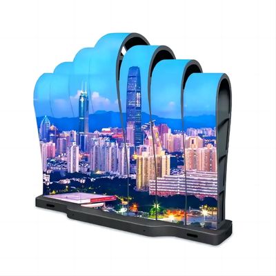Outdoor Curved Flexible LED Screen Display Panel Soft 3D Naked Eye