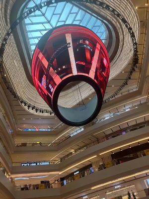 Outdoor Curved Flexible LED Screen Display Panel Soft 3D Naked Eye