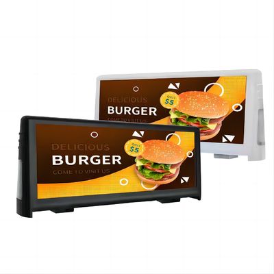 Creative Taxi Roof LED Display Screen For Advertising Media Billboard