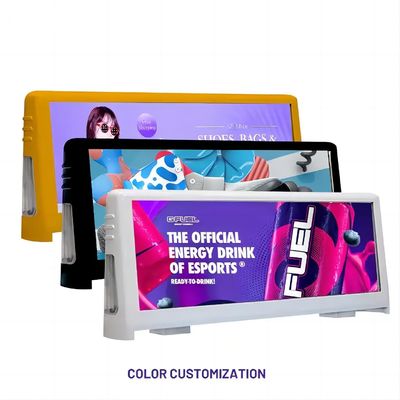 Creative Taxi Roof LED Display Screen For Advertising Media Billboard
