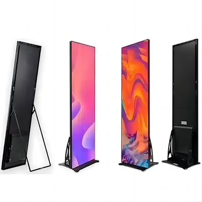 Digital Creative LED Poster Display Screen Standing Movable