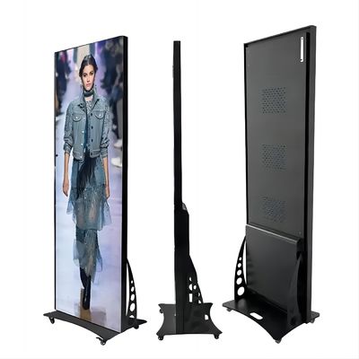 Digital Creative LED Poster Display Screen Standing Movable