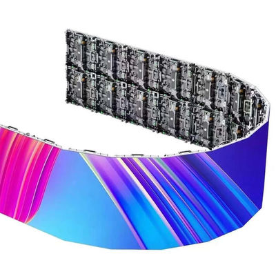 Indoor Flexible LED Panel Cylinder Column Soft LED Screen P1.875 P2 P2.5 P3 Curved LED Display Module