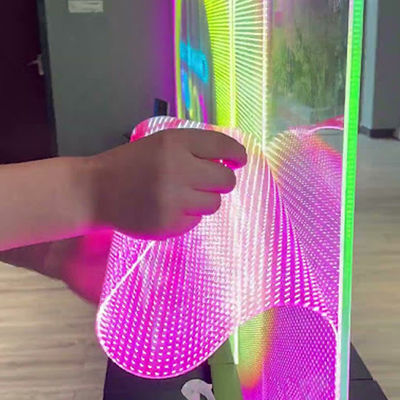 Easy Quick Installing Adhesive Transparent Led Screen P5 P6 P8 P10 P16 P20 Flexible Transparent Led Film Display