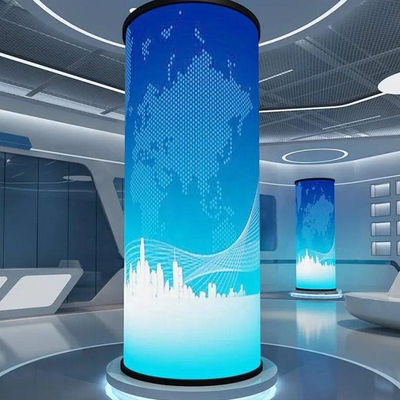 Cylinder Led Screen Panel Indoor LED Flexible Soft Module LED Video Ball Screen