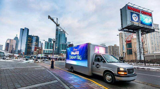 Outdoor Digital Sign Board Mobile Truck LED Screen Full Color P4.8 P6 P8 Truck Advertising LED Display Screen