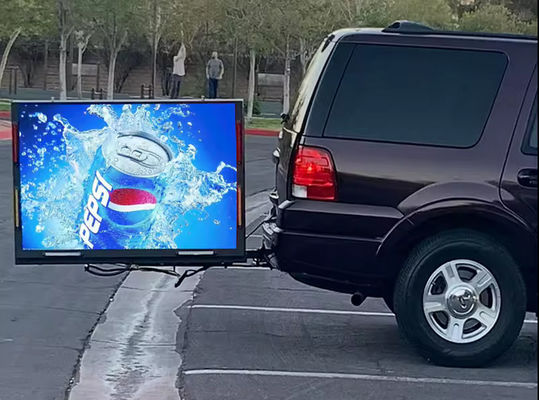 P6 Outdoor Digital Mobile Trailer LED Advertising Sign Display Screen with SDK Function for Retailer & OEM Agencies