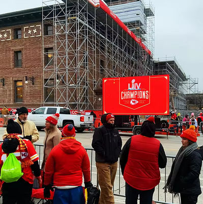 Outdoor P4 LED Sign Screen Trailer Solar Panels Advertising Trailer HD LED Display