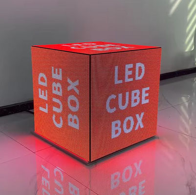 Cube LED Display P2.5 P3 P4mm Customized Retail Store Advertising Cube LED Screen