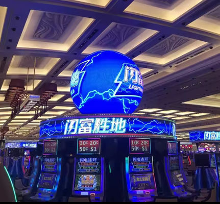 LED Ball And Creative Circular Cube Cylinder Curved Rgb Flexible LED Screen Indoor P2 P3 P4 Round Spherical Led Display