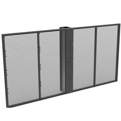 3.91-7.82mm Pixel Pitch Transparent LED Display Screen with 75% Transparency for 5-100m Viewing Distance