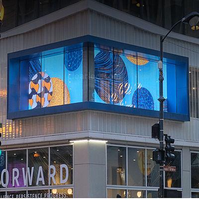 Glass LED Screen P3.91-7.81 HD Transparent Advertising transparent LED Screen