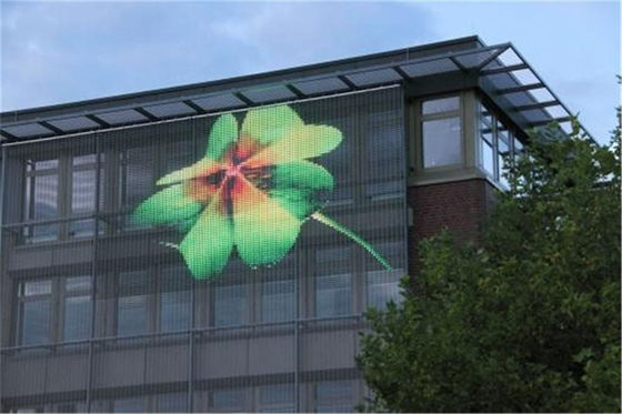 Transparent LED Screen Display Clear Glass Window LED Transparent Video Wall Flexible Panel High  BrightnessLED Screen