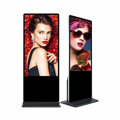 55'' Outdoor Video Advertising Screen Waterproof LCD TV 1080p 2160p Aluminum Cooled Vertical