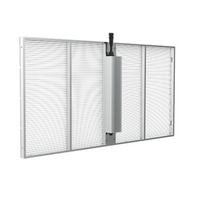 Outdoor Indoor P3.91-P7.8 LED Glass Cabinet 500x1000mm Transparent Film Panels Strip Grid
