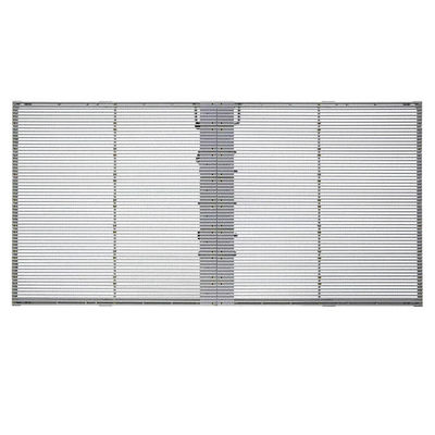 Outdoor Indoor P3.91-P7.8 LED Glass Cabinet 500x1000mm Transparent Film Panels Strip Grid