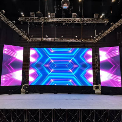 Full Color Led Display Screen HD P3.91 P4.81 Indoor 1R1G1B 160° Horizontal View Angel