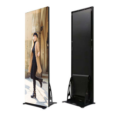 P1.8 P2 P2.5 LED Video Poster Seri Promotional Indoor Exhibition LED Mirror Poster Advertising Display Screen