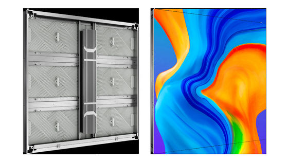 High Brightness Outdoor LED Screen with 10mm Pixels and 960 * 960 mm Cabinet Size