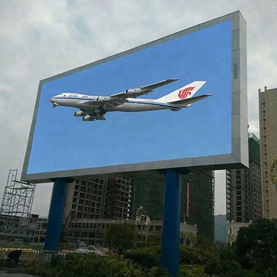 Outdoor P10mm Fixed Installation LED Screen High Brightness High Resolution With Clear Image Effect