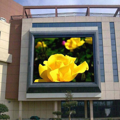 Outdoor P10mm Fixed Installation LED Screen High Brightness High Resolution With Clear Image Effect