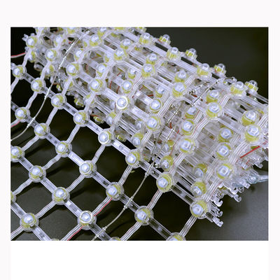 High Transparency LED Pixel Grid Screen Transparent Mesh Display P50 Grid LED Screen