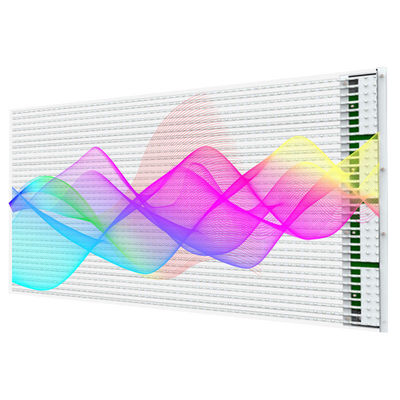 P20 P30 P40 LED Film Screen Giant Glass Curtain Wall Advertising Display