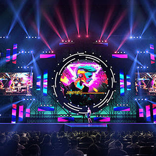 Indoor P3.91 Rental LED Screen High Brightness Die Casting Aluminum 500*500mm