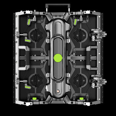 P3.91 Outdoor LED Display Hub Front Magnetic Module With Curved Lock For Event,dj,party