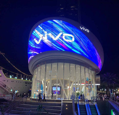 Aluminum Transparent LED Screen Panel for Clothing Store 1000*1000mm Giant Indoor Display P3.91mm Refresh Rate≥3840Hz