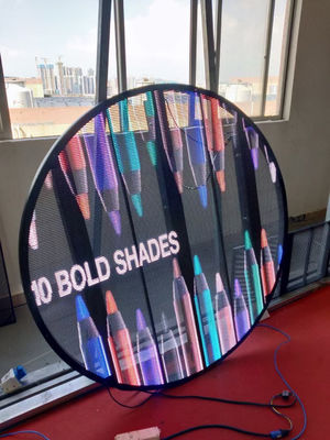 Aluminum Transparent LED Screen Panel for Clothing Store 1000*1000mm Giant Indoor Display P3.91mm Refresh Rate≥3840Hz