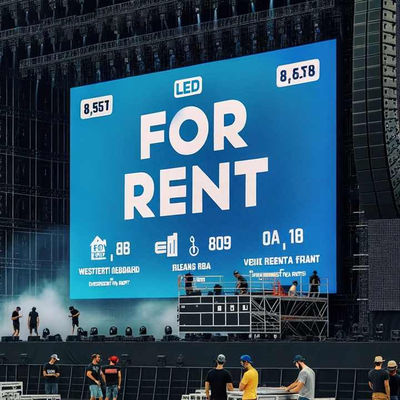 Stage Rental Indoor Display Wall 500x500 P1.95 P2.6 P2.9 P3.9mm LED Screen For Event Concert Church