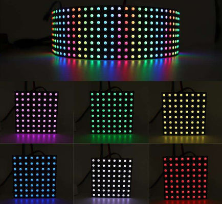 Car LED Sign Display 16*64 Programmable USB 5V RGB Pattern Animation Text DIY Scrolling Panel Remote Control Advertising LED Screen