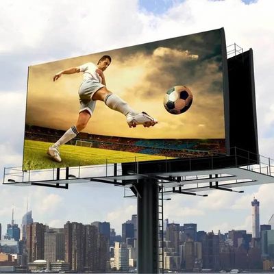 Outdoor LED Screen Solar Electronic Signs Double Sided Billboard Steel Structure External Outdoor Led Digital Signage Display Screens