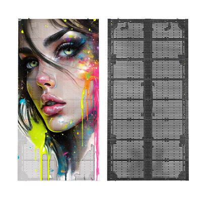 Outdoor Transparent Events Led Screen P3.91 Panel Indoor Video Wall For Glass Window Digital Signage Displays