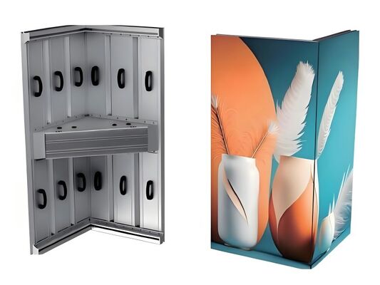 Outdoor IP65 Aluminum LED Display Ultra Thin Light Fixed Pantalla LED Exterior All Aluminum Panel Big AD Display Screen