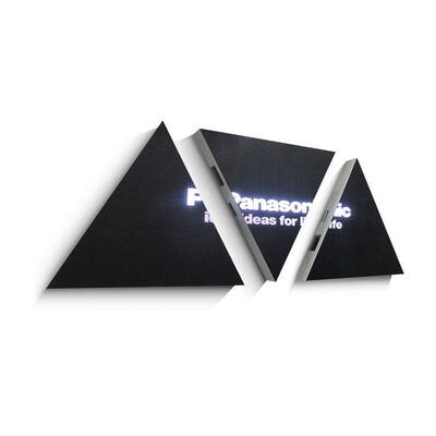 P3 Indoor Full Color LED Irregular Shape Screen Splicing Hexagonal Triangular Shaped Ultra HD LED Digital Display Screen