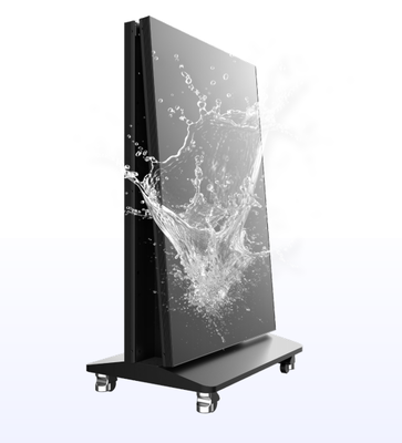 Foldable P2.5 GOB Poster LED Screen Hd Display Stand Totem Double-sided Free Standing Led Poster Screen for Shopping Mall