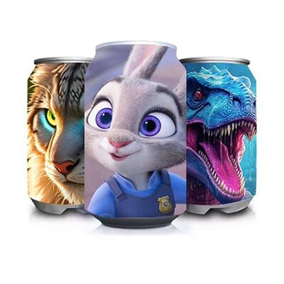 Creative Indoor/Outdoor Full Color LED Digital Poster Screen Soft Flexible Beverage Can Shape Special Beer Bottle for Retail