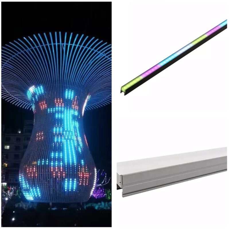 Linear Outdoor LED Strip Light RGBW Full Color IP66 Waterproof DMX512