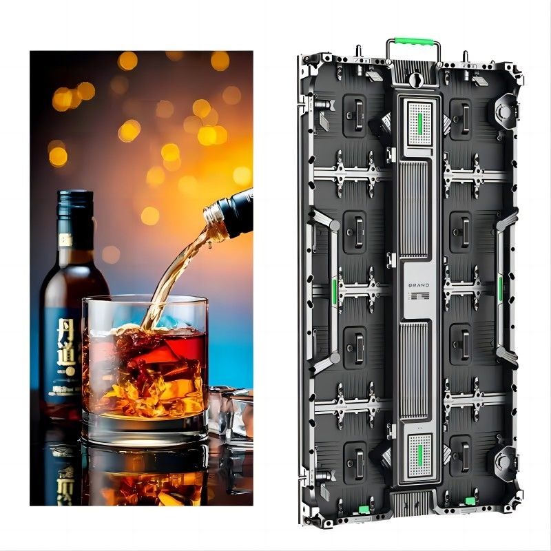 Full Color Indoor Rental LED Display , Stage Rental LED Video Wall P3.9 P4.8