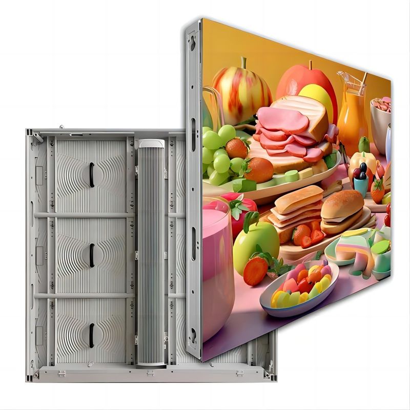 P10 Fixed Outdoor Advertising LED Display Waterproof with Aluminum Material