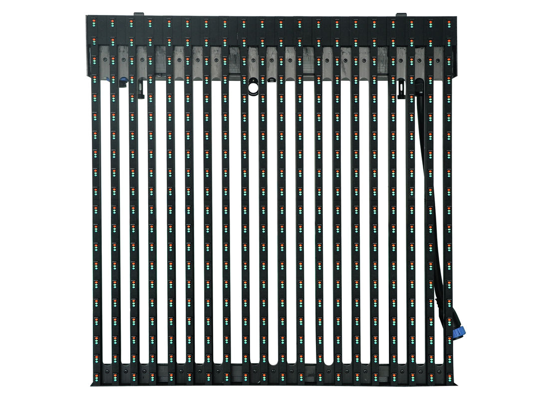 High Brightness Transparent Flexible LED Display , Outdoor DIP LED Screen