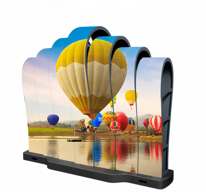 Indoor Flexible LED Panel Cylinder Column Soft LED Screen P1.875 P2 P2.5 P3 Curved LED Display Module