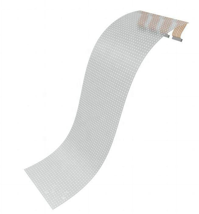 Self-Adhesive P6.25 Led Transparent crystal Film Display Panel For Glass flexible lamination electronic advertising scre