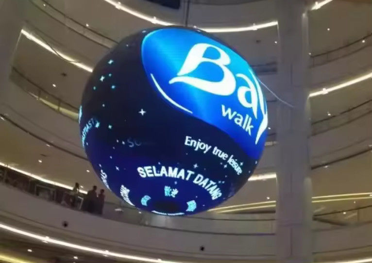 LED Ball And Creative Circular Cube Cylinder Curved Rgb Flexible LED Screen Indoor P2 P3 P4 Round Spherical Led Display