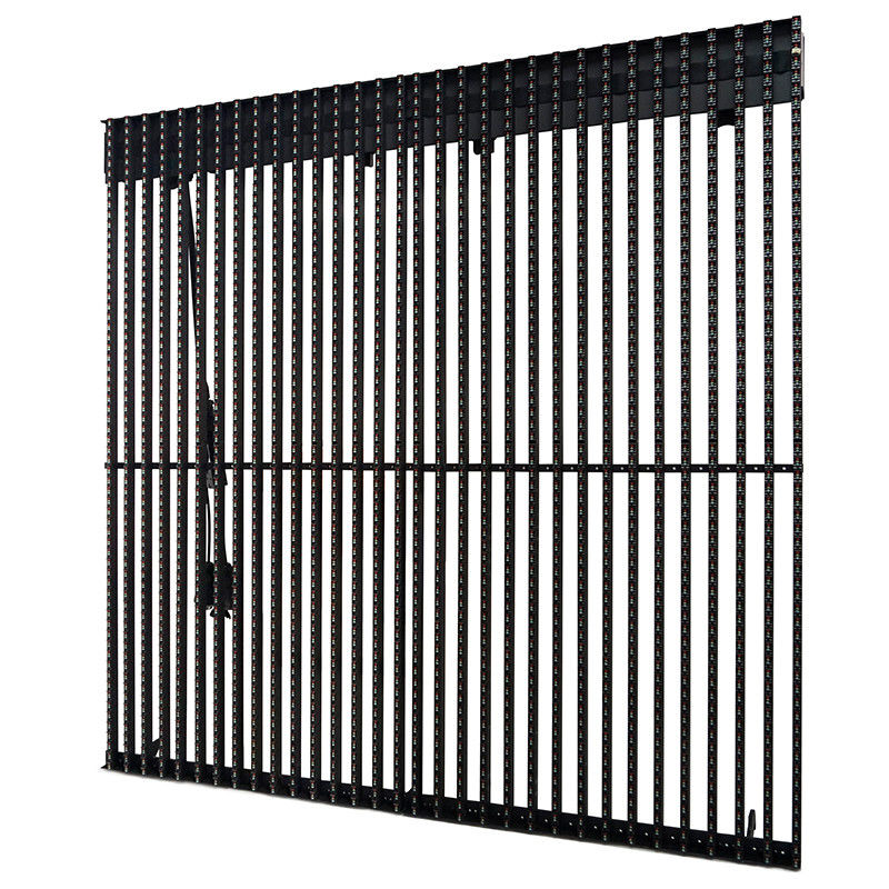 Transparent LED Screen Display Clear Glass Window LED Transparent Video Wall Flexible Panel High  BrightnessLED Screen