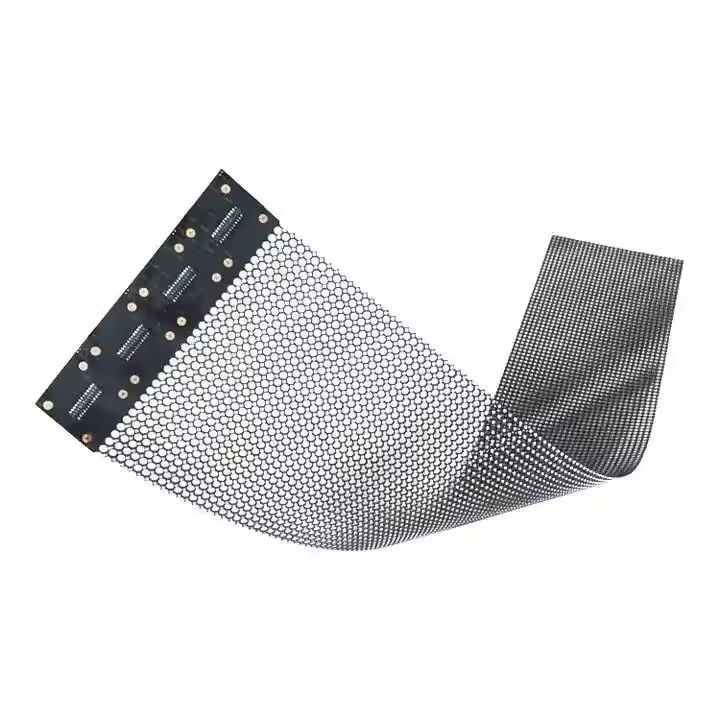 3D 4K Led Video Wall with IP40 / IP20 LED Holographic Invisible Transparent Screen