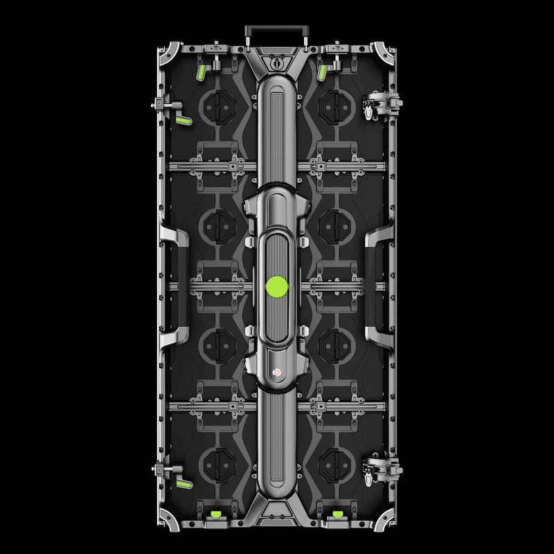 P3.91 Outdoor LED Display Hub Front Magnetic Module With Curved Lock For Event,dj,party