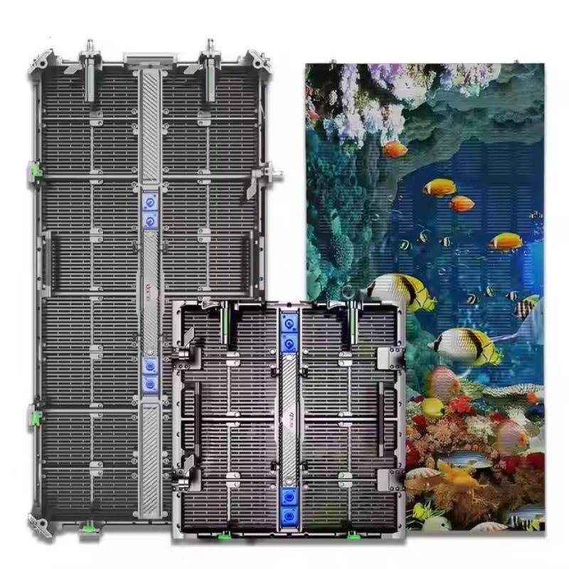 Full-color High-definition Transparent Rental Screen Waterproof Transparent 500x500mm Display Customized Pixel Pitch Full Color Outdoor Led Display Screen